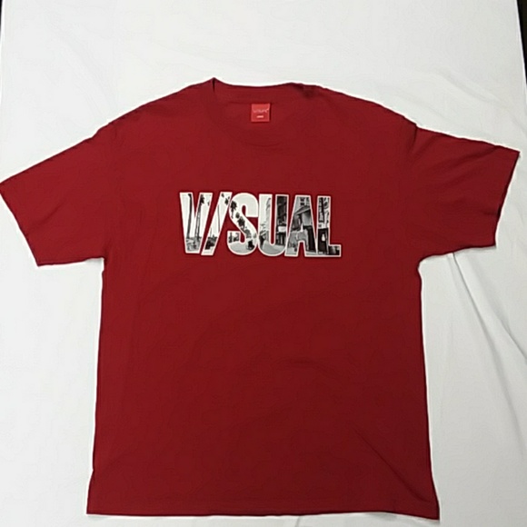 Visual Brand T-Shirt Boardwalk Red Size L - Picture 1 of 6